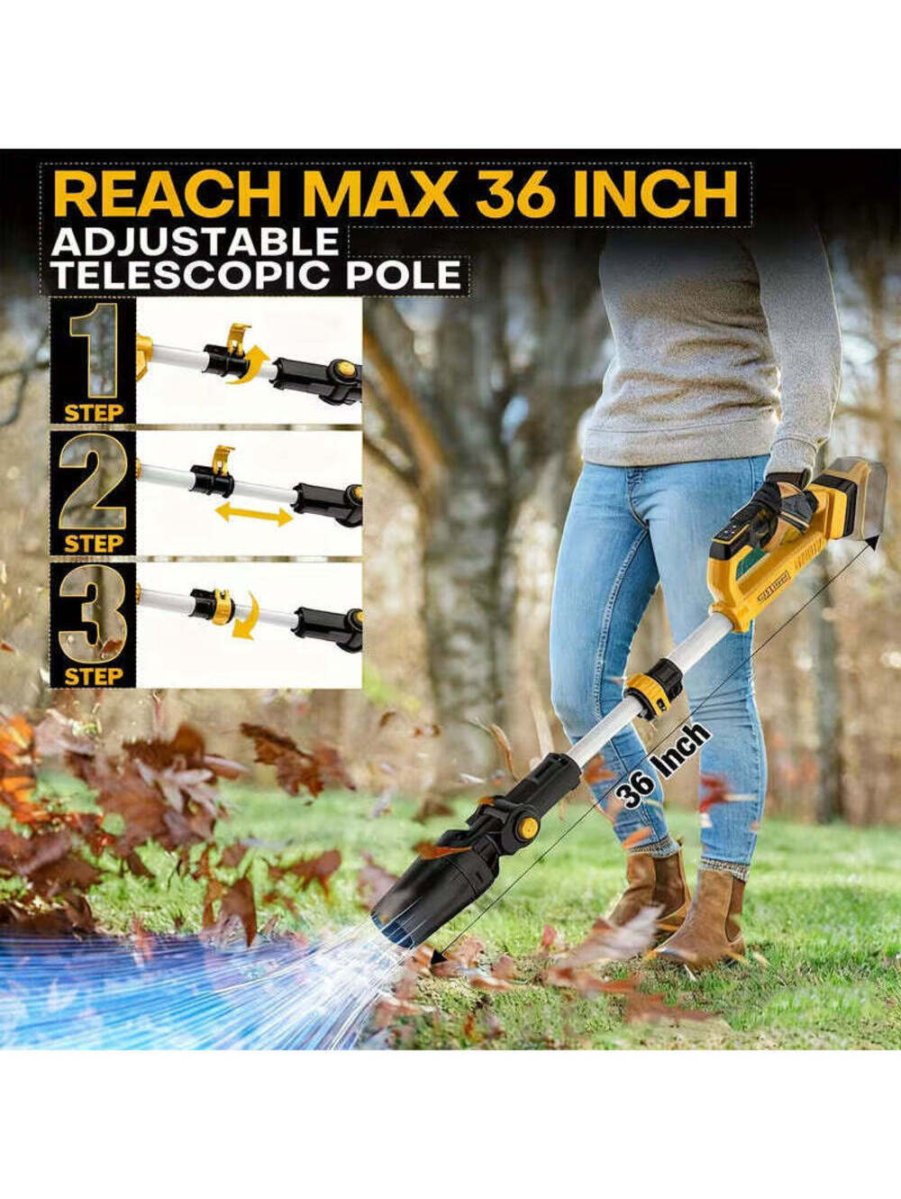 Multi-Functional Cordless Handheld Electric Leaf Blower
